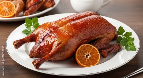 Roasted Duck Plating.