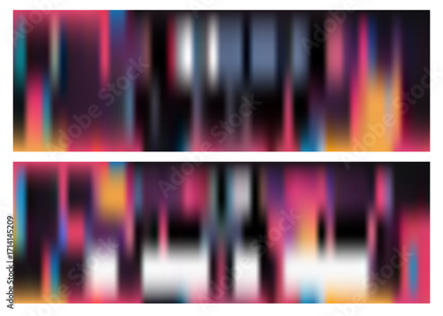 Abstract vibrant glitch art background; blurred, colorful vertical noise streaks; dynamic, energetic mood; ideal for digital design projects.