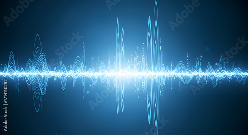 Blue Energy Wave: A Visual Representation of Power and Connectivity.