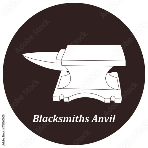 Blacksmiths anvil icon