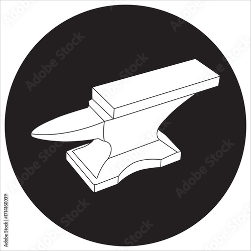 Blacksmiths anvil icon