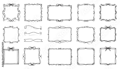 Collection of decorative picture frames