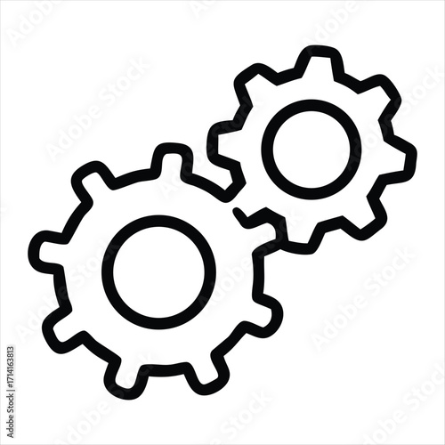 setting icon vector