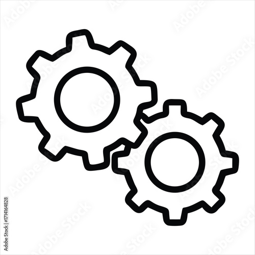 setting icon vector