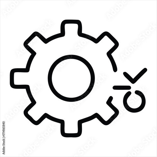 setting icon vector