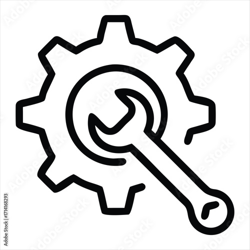 setting icon vector