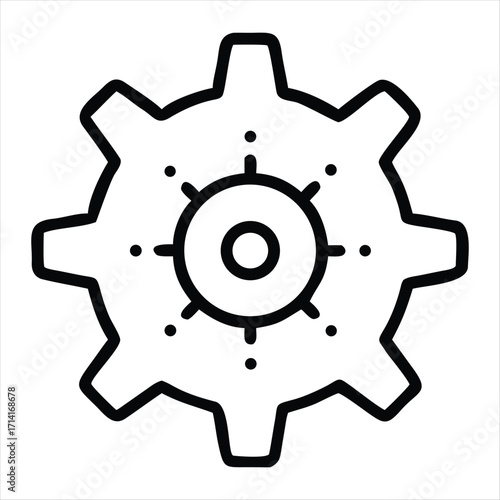 setting icon vector