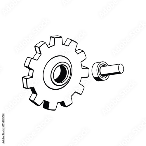 setting icon vector