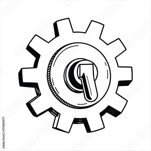 setting icon vector