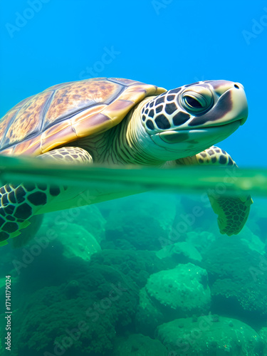 Tortue hermann de terre de la plaine des Maures