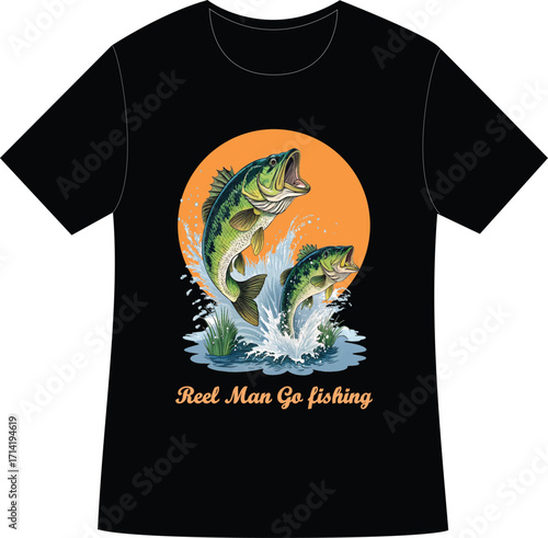 Fishing Life – Hooked on Peace and Adventure with a T-Shirt design