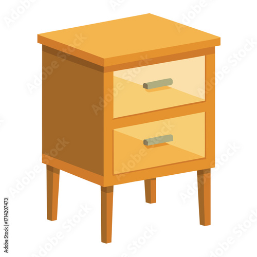 chest of drawers isolated
