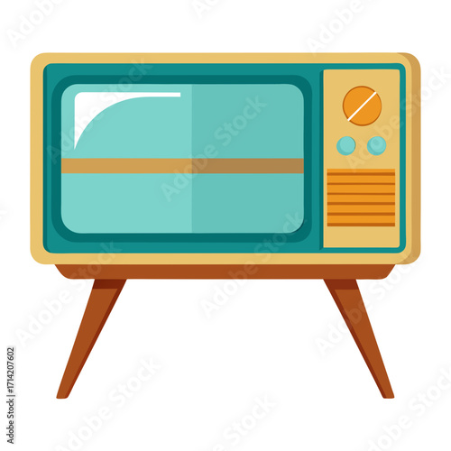 retro tv set