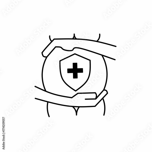 Vector art of health icons symbols of babies and pregnant women 