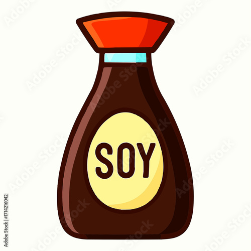 vector illustration of a bottle of beer