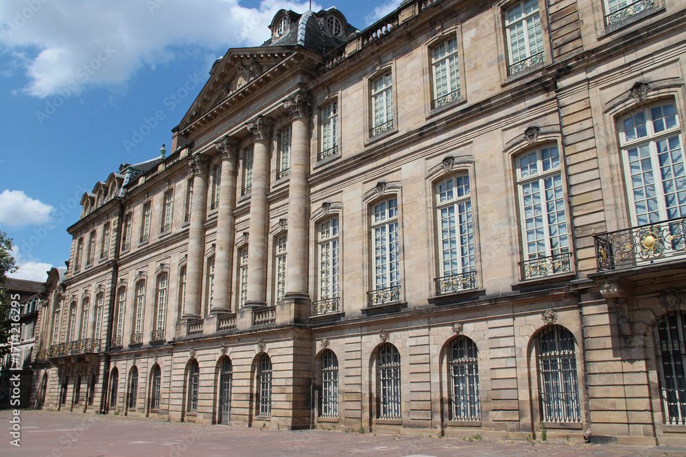Fototapeta premium rohan palace in strasbourg in alsace in france 