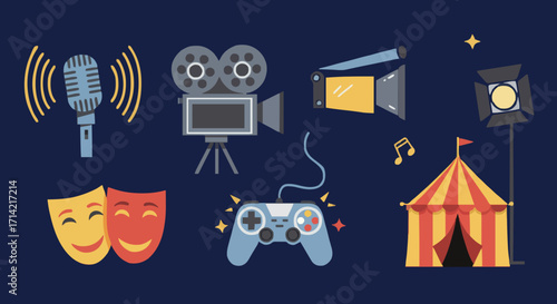 Vector illustration Entertainment