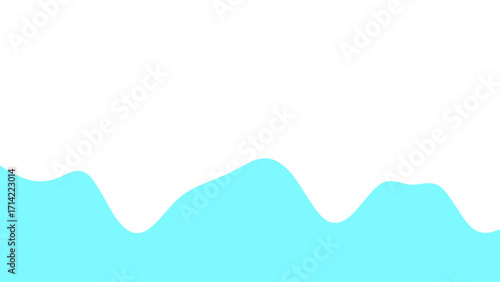 Abstract light blue wavy background on white, suggesting fluid motion, calm, or a clean graphic design element. Ideal for modern digital content, banners, or peaceful themes.