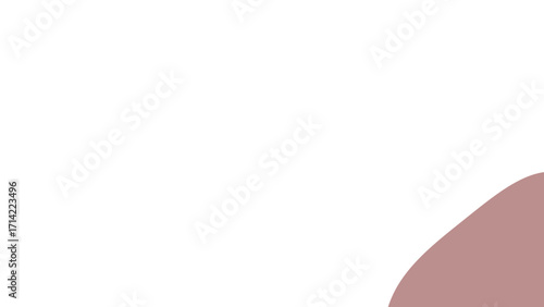 Clean, minimalist white background with a soft, organic muted pink shape in the corner. Ideal for modern design, branding, presentations, or adding subtle artistic flair and copy space.
