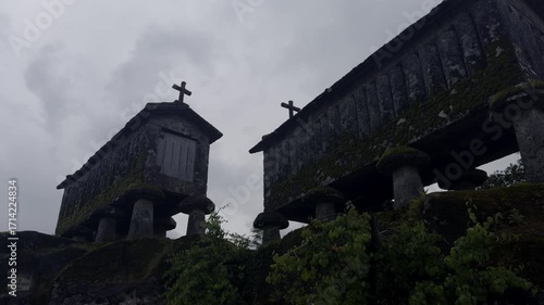 Building known as Espinheiro, common in northern Portugal