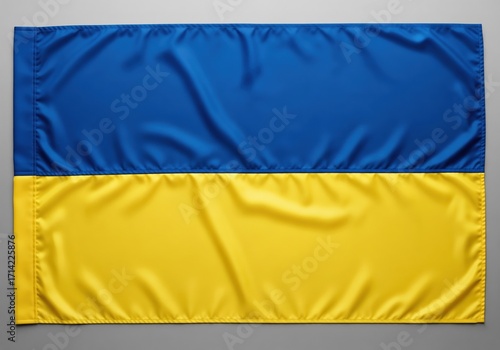 Ukrainian Flag Displayed A Symbol of National Identity and Patriotism