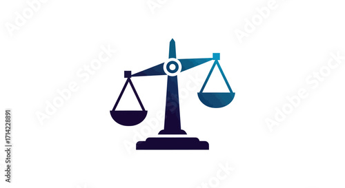Scales of Justice: Symbol of Law and Balance.