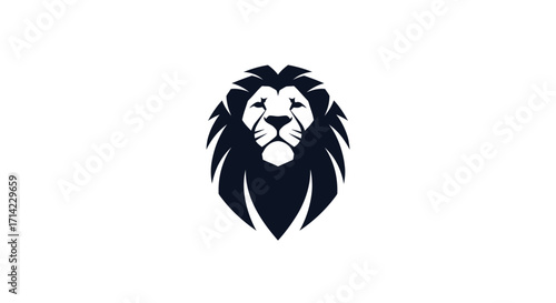 Majestic Lion Head Logo Design.