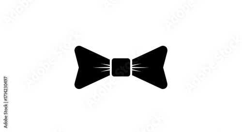 Elegant Bow Tie Formal Accessory Stylish Neckwear Classic Bowtie Mens Fashion Elegant Detail.