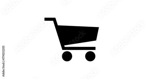 Shopping Cart Icon Retail Purchase Online Shopping E-commerce Consumerism.