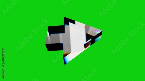 green arrow with alpha channel