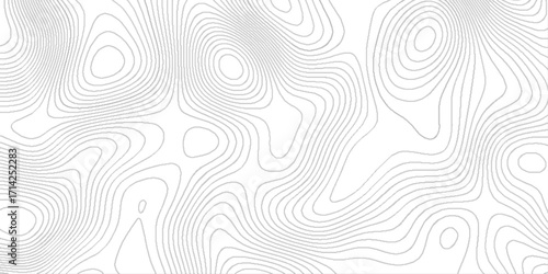 abstract texture with topographic contour, modern curve abstract topo map design, abstract curve grid map and topo contour map white background, topographic map geographic line texture.