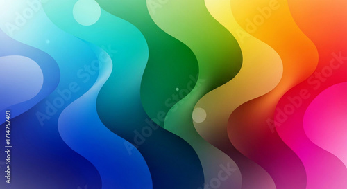 Colorful abstract background wallpaper design for mobile and desktop vibrant rainbow gradient design