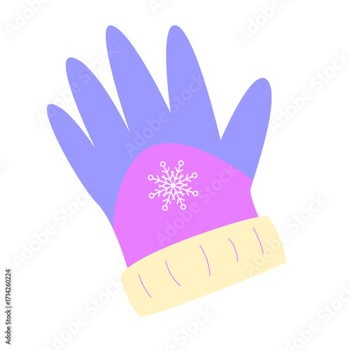 Winter glove icon 