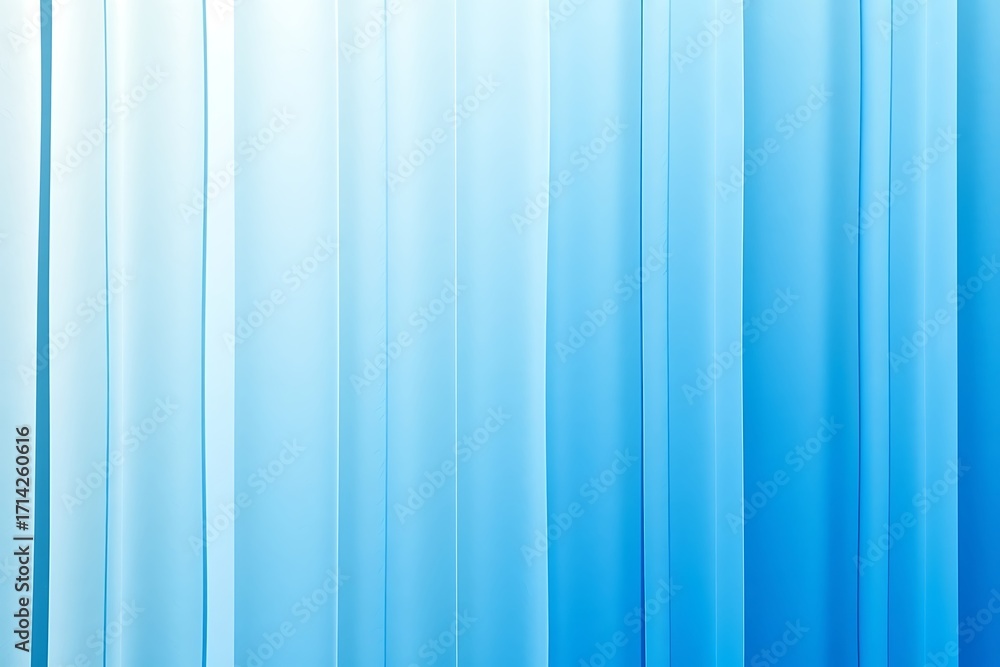 Obraz premium Generative AI Abstract Vertical Lines in Blue Tones.