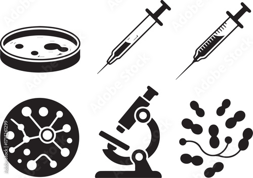 Science lab equipment for experiments and research
