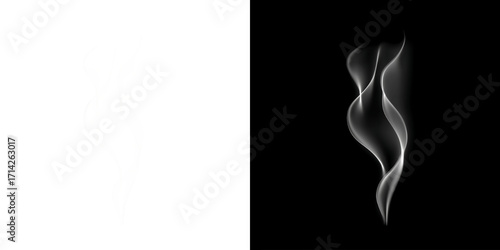 PNG Realistic Steam or Smoke Set. Hot Drink, Food, Mist, Vapor Effect on Transparent Background	