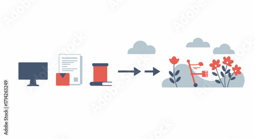 Optimistic Sustainable Growth: Visualizing Eco-Friendly Progress for Conscious Brands