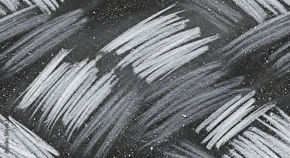 Fototapeta premium Hand-Drawn Grayscale Chalk Texture