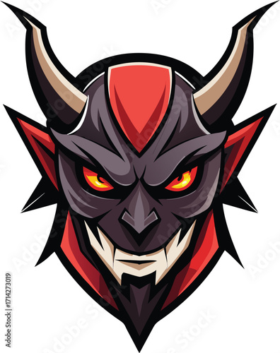 Mask with horns (demon-inspired)
