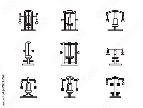 Rear delt machine weight lifting design