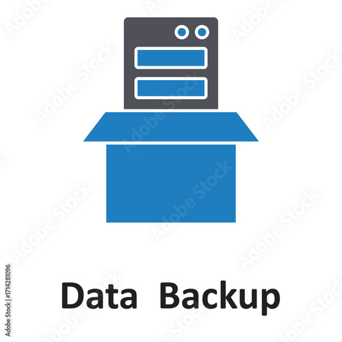 Data base backup Vector Icon which can easily modify or edit