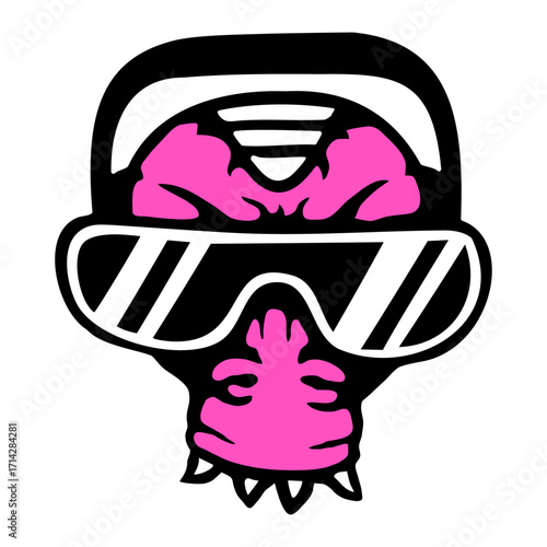 Party DJ T-Rex Music Alien Sunglasses Headphone Monster