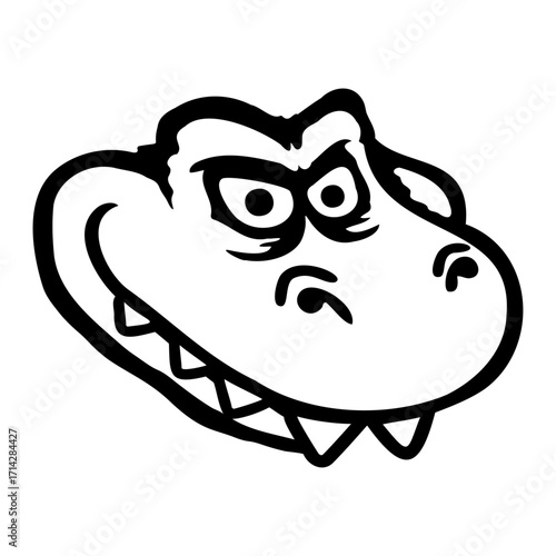 Monster T-Rex Dino Tyrannosaurs Rex Dinosaur Evil Smile