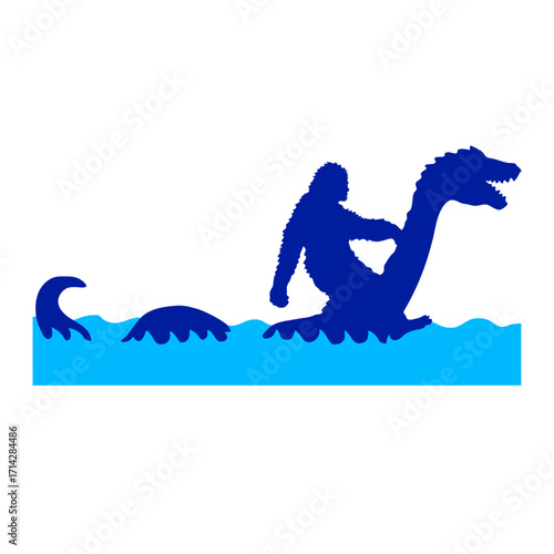 Plesiosaur Big Food Loch Ness Monsters Myth Riding