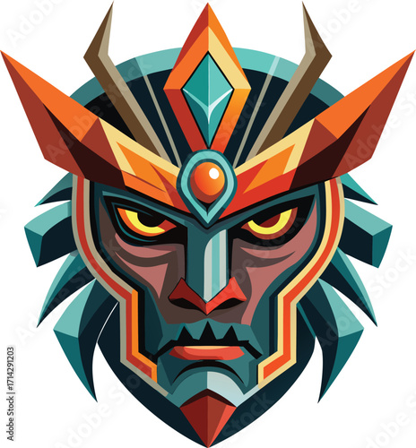 Mayan festival mask