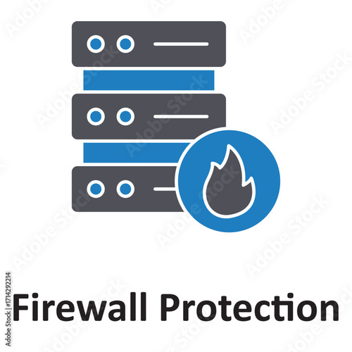 firewall protection  Vector Icon which can easily modify or edit