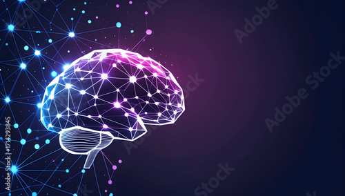 human brain in a light bulb in science