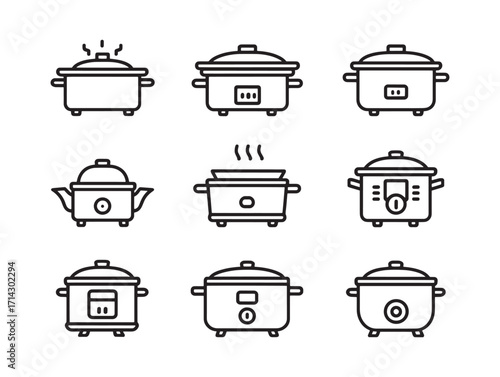 Slow cooker home appliance for families