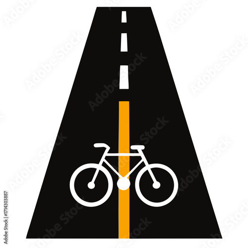 bicycle road sign