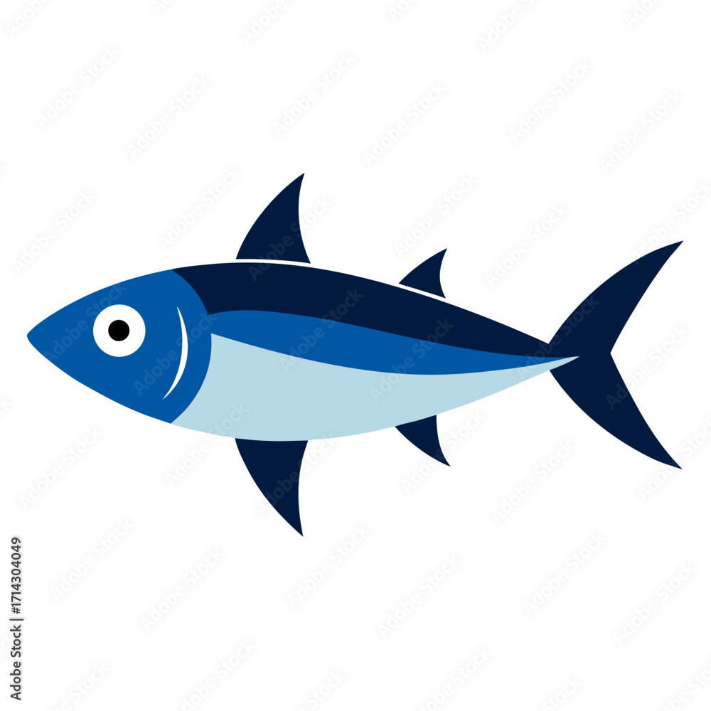 Obraz premium fish on a white background
